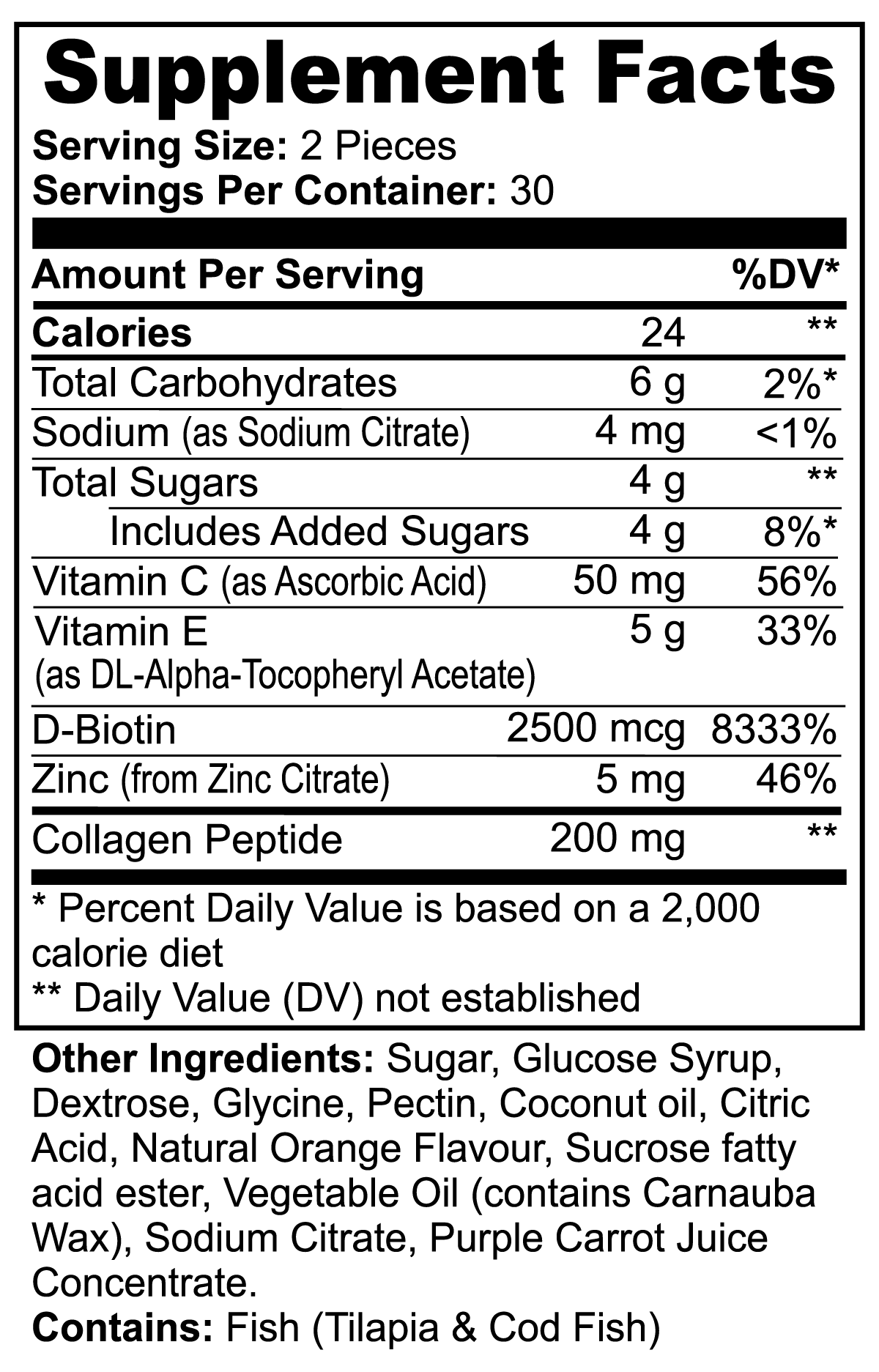 Evrblis Collagen Gummies (Adult)