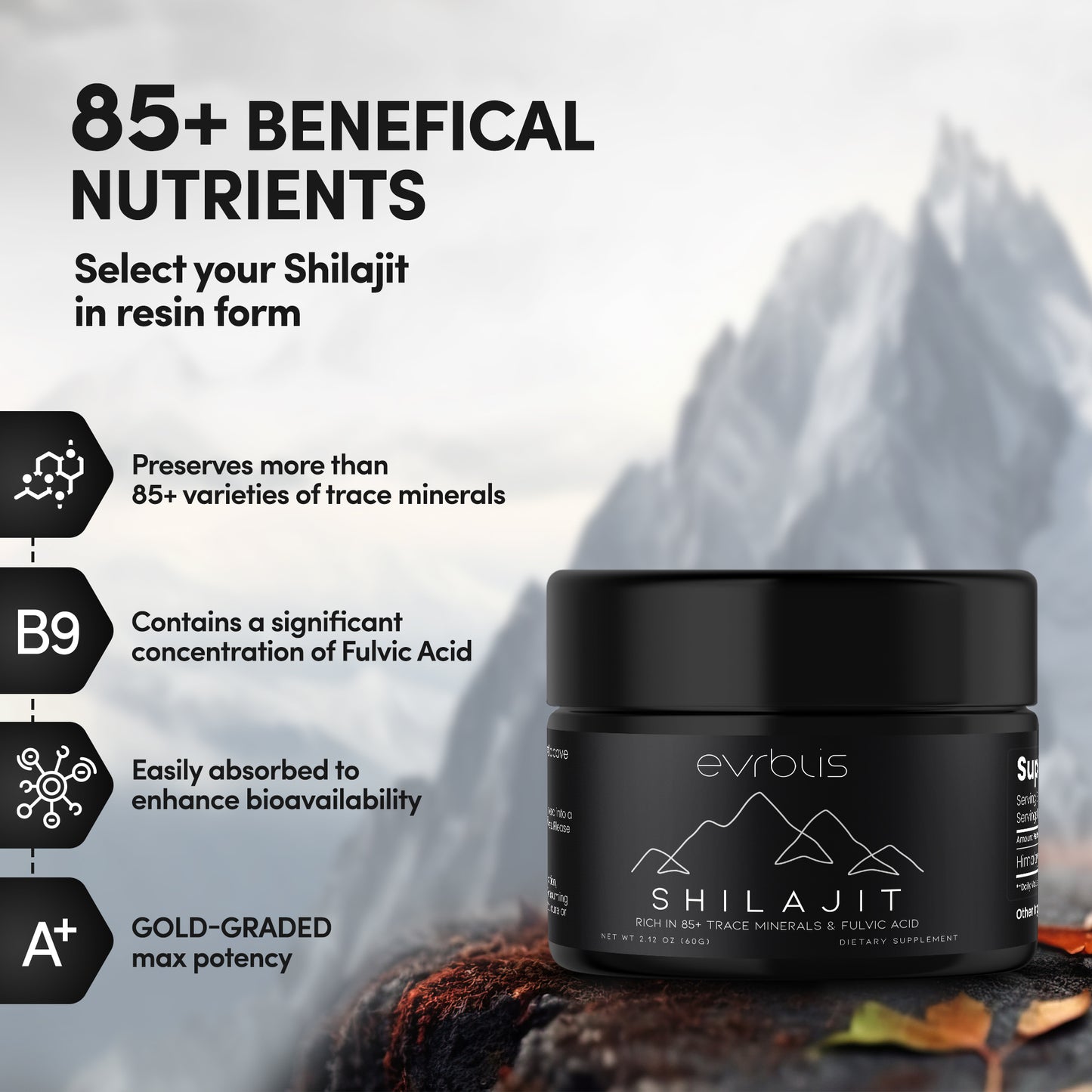 EvrBlis Pure Shilajit Resin