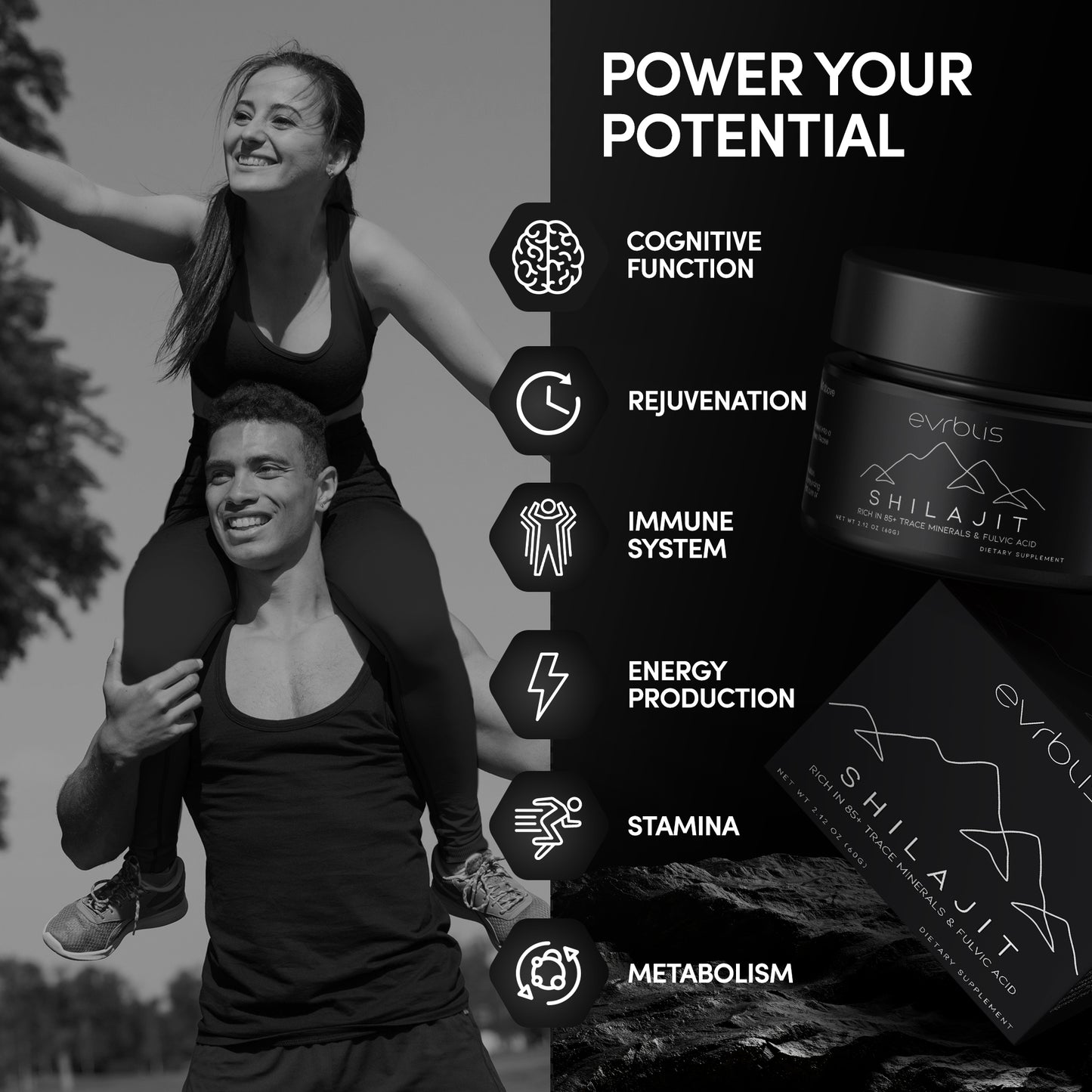 EvrBlis Pure Shilajit Resin